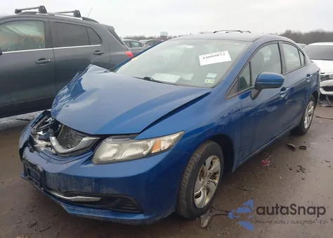 2014 Honda Civic Lx z USA, uszkodzony, nr VIN 2HGFB2F59EH553477